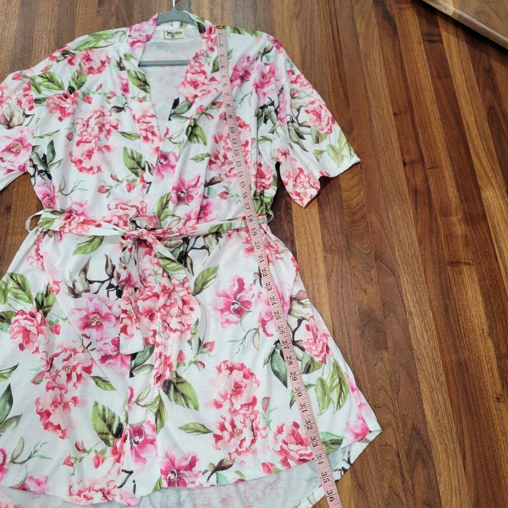 Show me MuMu Brie Floral Robe O/S - Picture 6 of 6
